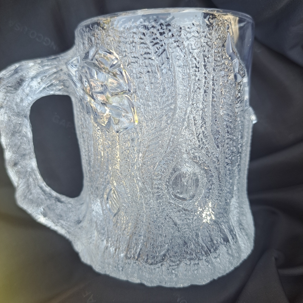 McDonald's The Flintstones Tree Glass Mug c1993 Collectible Glass. - Picture 2 of 6